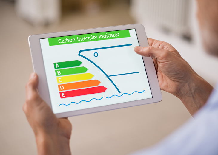 Carbon intensity indicator